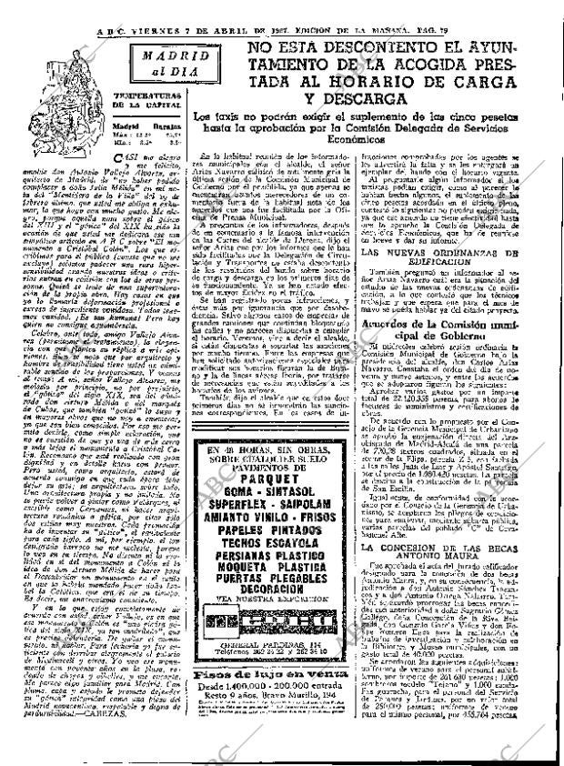 ABC MADRID 07-04-1967 página 61