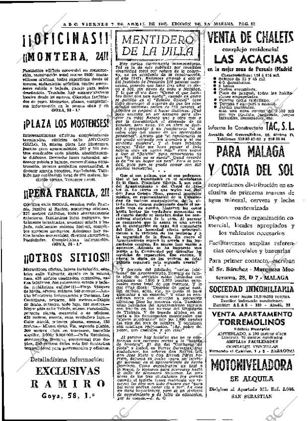 ABC MADRID 07-04-1967 página 64