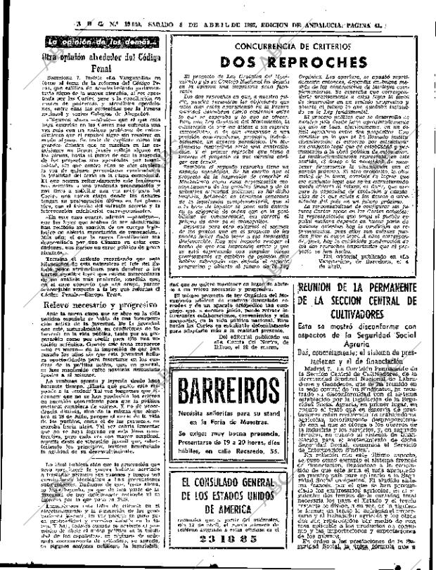 ABC SEVILLA 08-04-1967 página 41