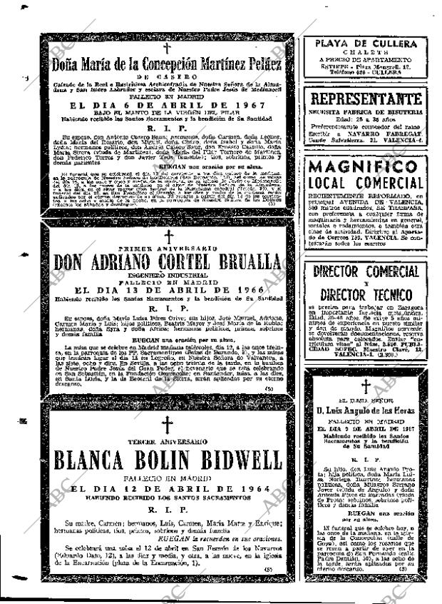 ABC MADRID 11-04-1967 página 116