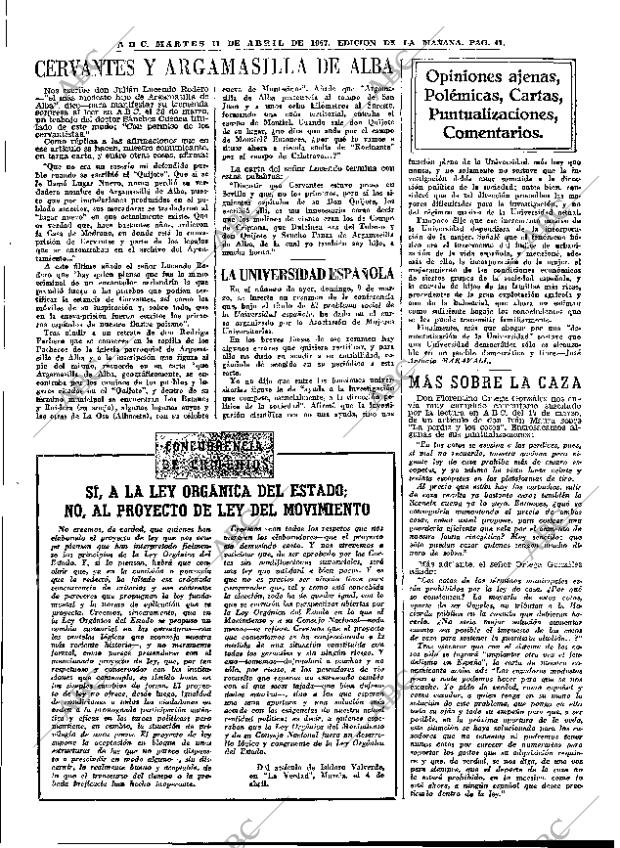 ABC MADRID 11-04-1967 página 41