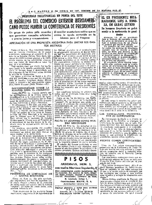 ABC MADRID 11-04-1967 página 47
