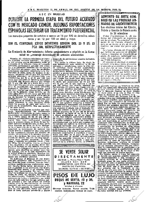 ABC MADRID 11-04-1967 página 51