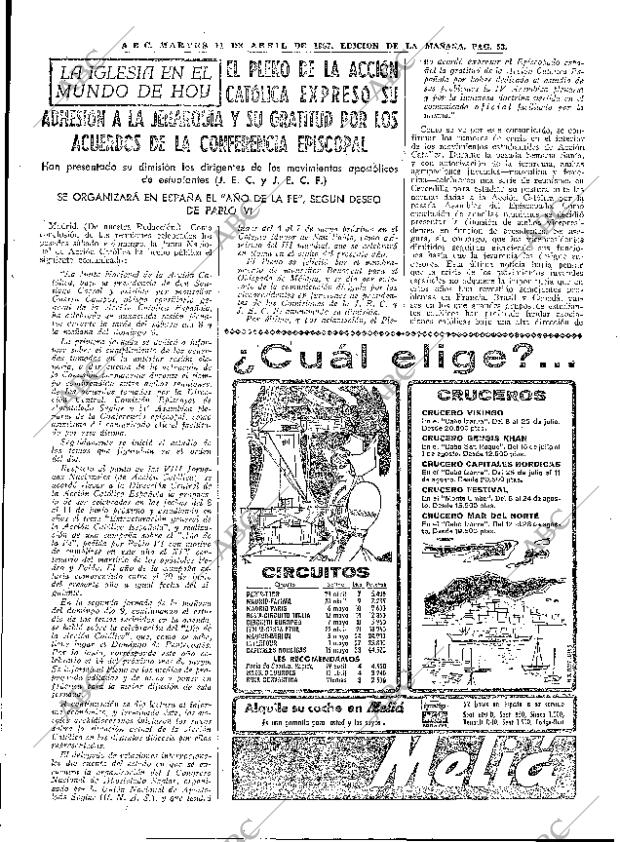 ABC MADRID 11-04-1967 página 53