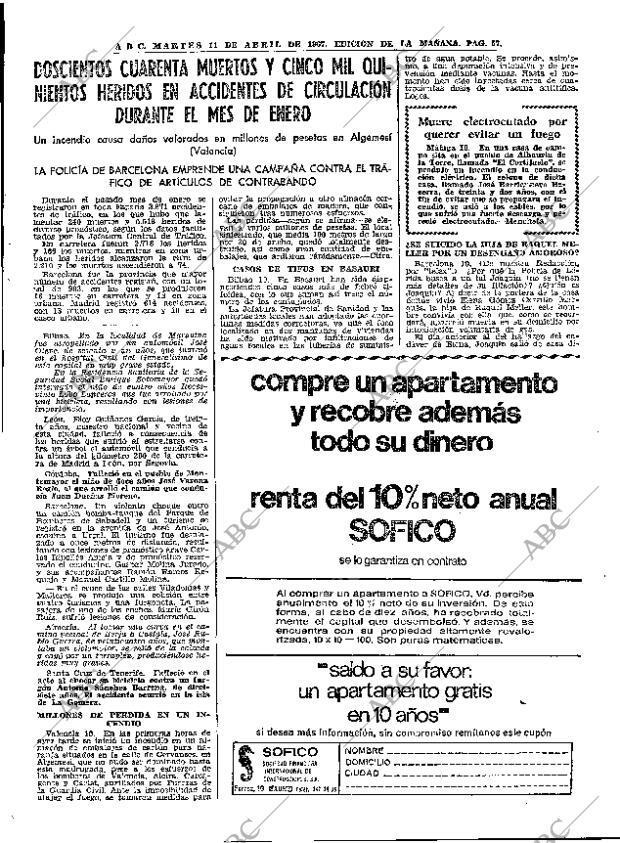 ABC MADRID 11-04-1967 página 57