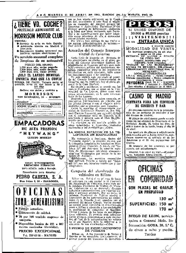 ABC MADRID 11-04-1967 página 60