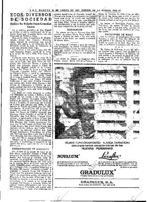 ABC MADRID 11-04-1967 página 67