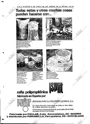 ABC MADRID 11-04-1967 página 82