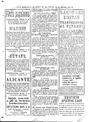 ABC MADRID 11-04-1967 página 84