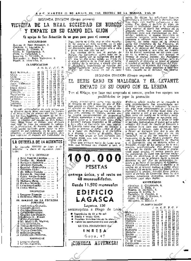 ABC MADRID 11-04-1967 página 89
