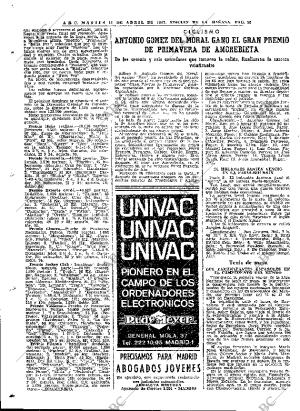 ABC MADRID 11-04-1967 página 92