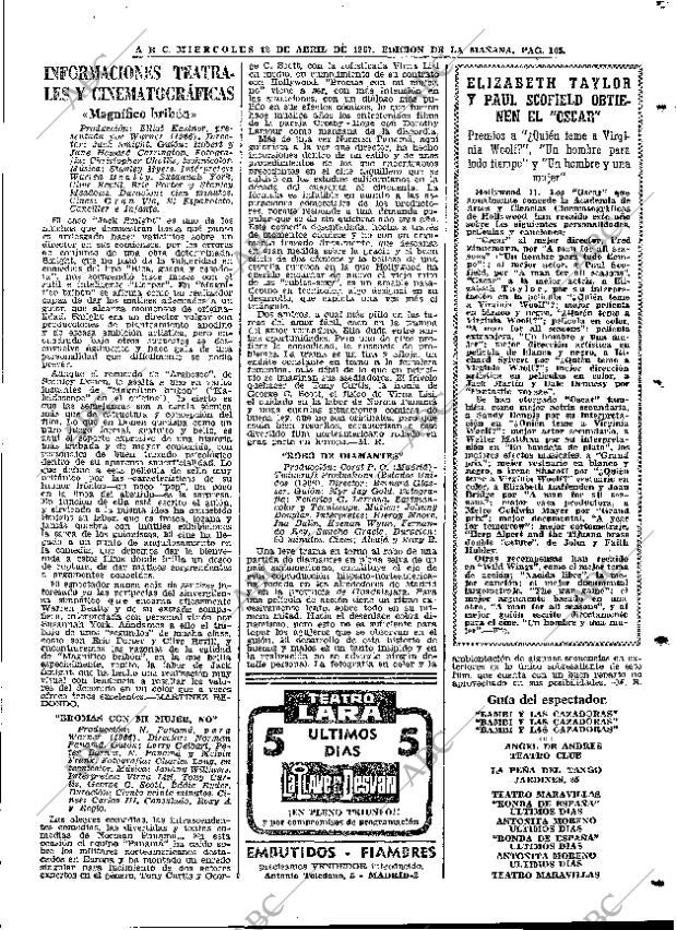 ABC MADRID 12-04-1967 página 105