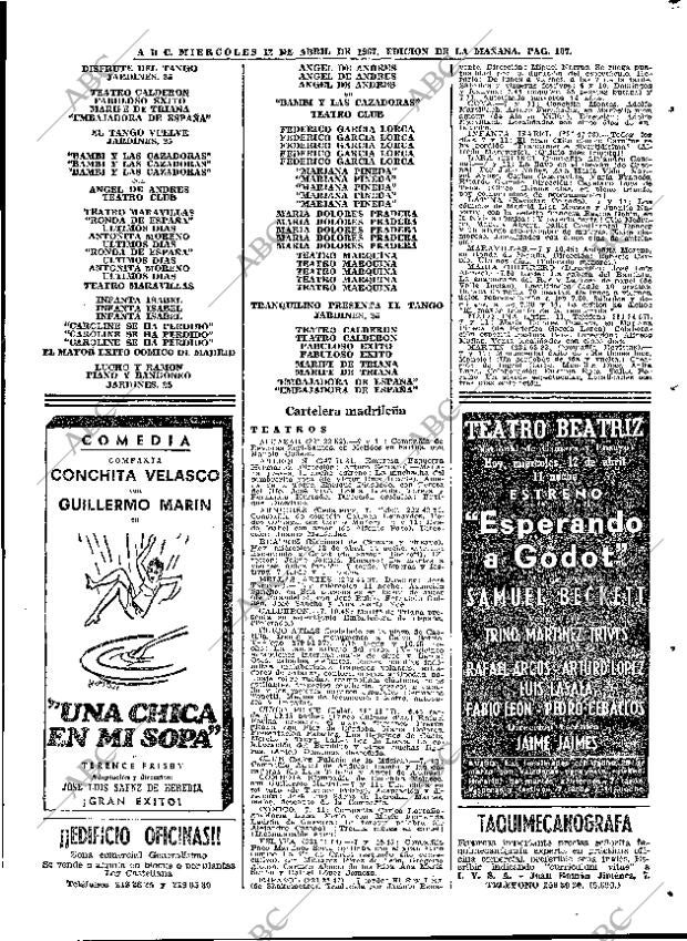 ABC MADRID 12-04-1967 página 107