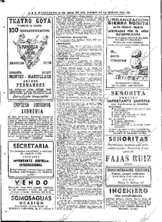 ABC MADRID 12-04-1967 página 108