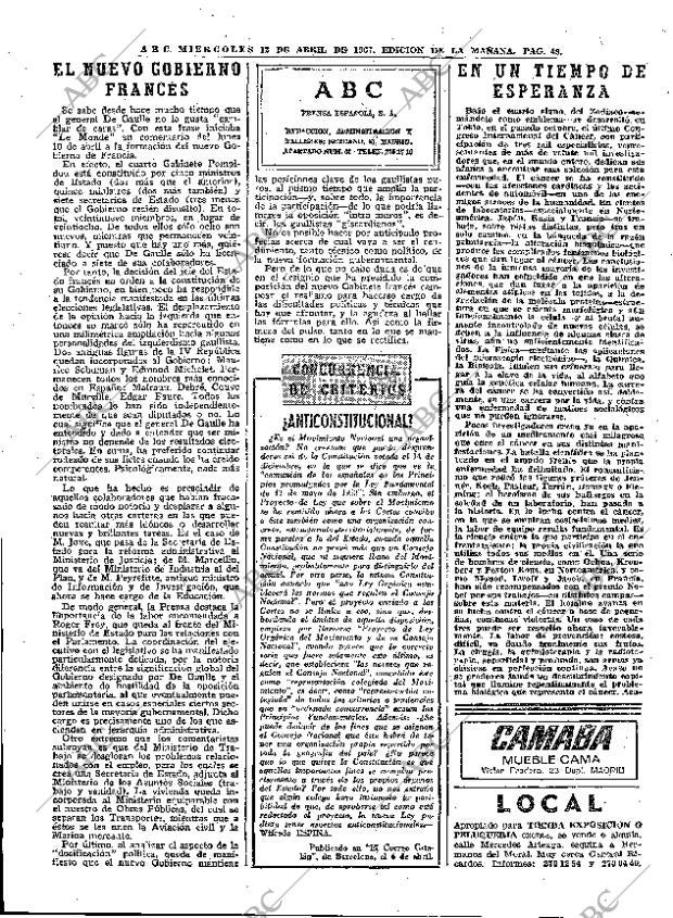 ABC MADRID 12-04-1967 página 48