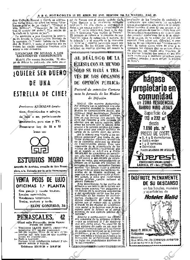 ABC MADRID 12-04-1967 página 62
