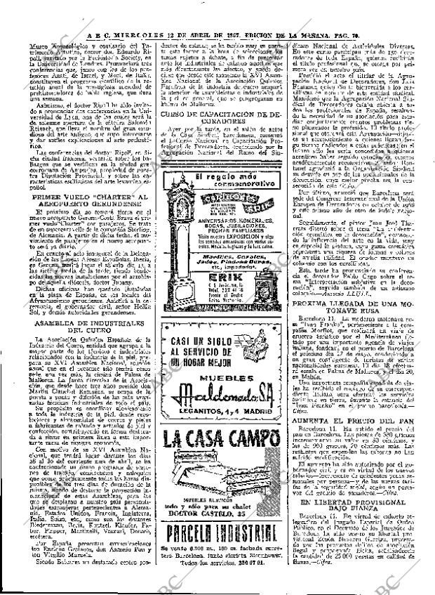 ABC MADRID 12-04-1967 página 70