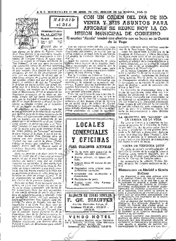 ABC MADRID 12-04-1967 página 77