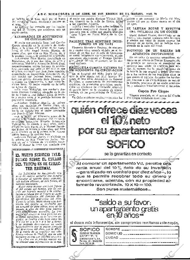 ABC MADRID 12-04-1967 página 79