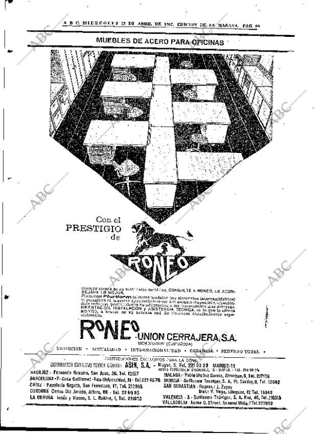 ABC MADRID 12-04-1967 página 90