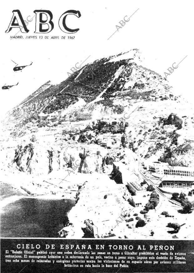 ABC MADRID 13-04-1967 página 1