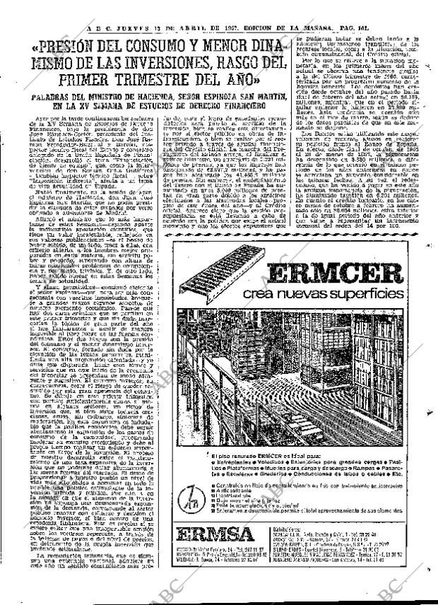 ABC MADRID 13-04-1967 página 101