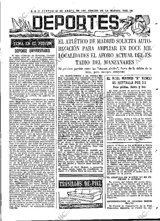ABC MADRID 13-04-1967 página 105