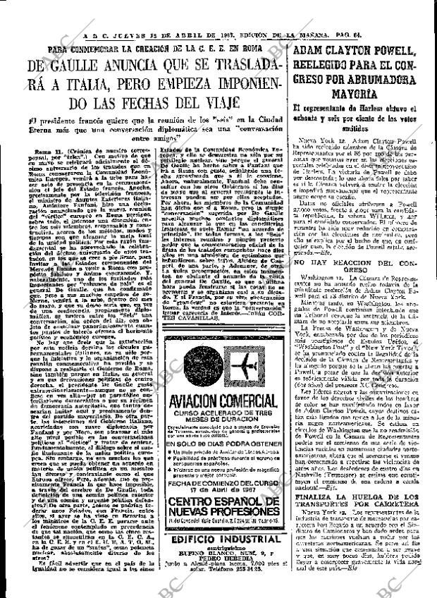 ABC MADRID 13-04-1967 página 64