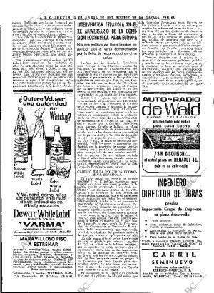 ABC MADRID 13-04-1967 página 68