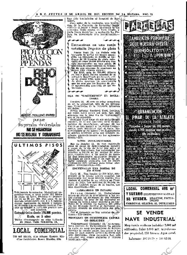 ABC MADRID 13-04-1967 página 72