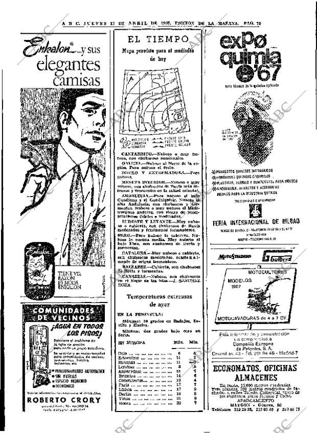 ABC MADRID 13-04-1967 página 76