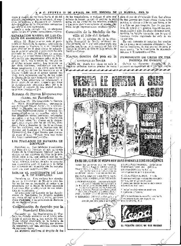 ABC MADRID 13-04-1967 página 79