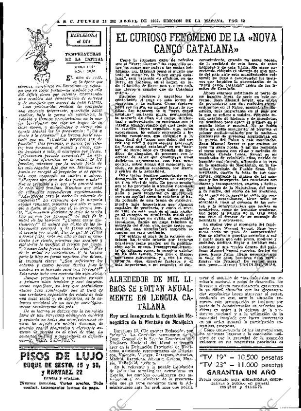 ABC MADRID 13-04-1967 página 83