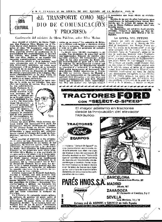 ABC MADRID 13-04-1967 página 93