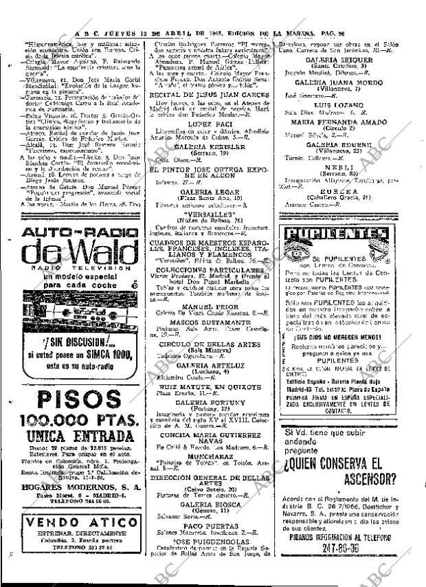 ABC MADRID 13-04-1967 página 96