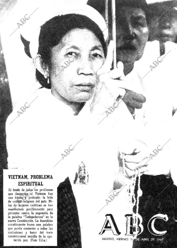 ABC MADRID 14-04-1967 página 1