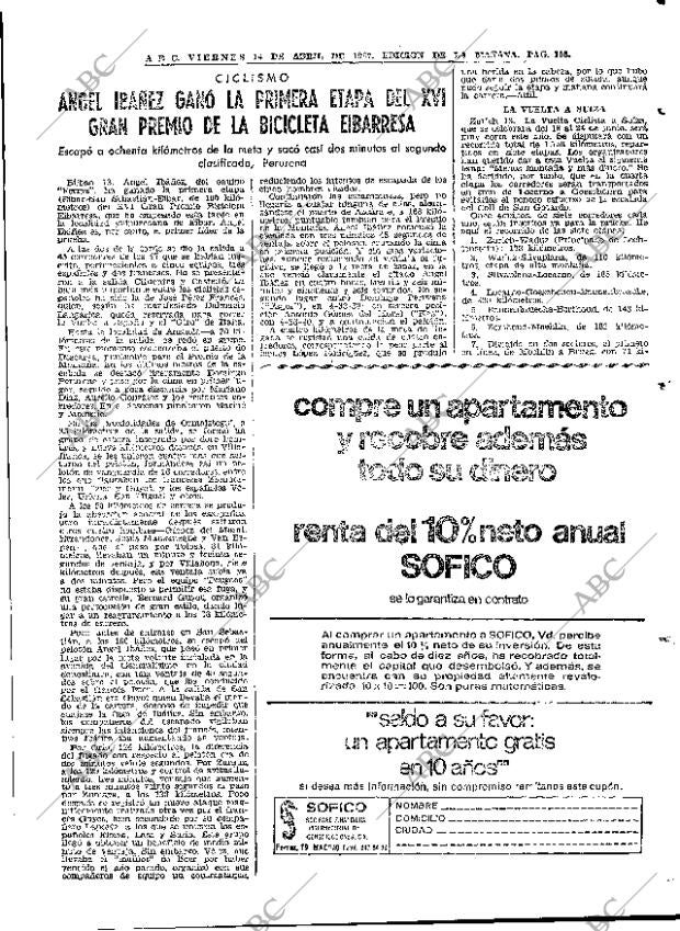 ABC MADRID 14-04-1967 página 105
