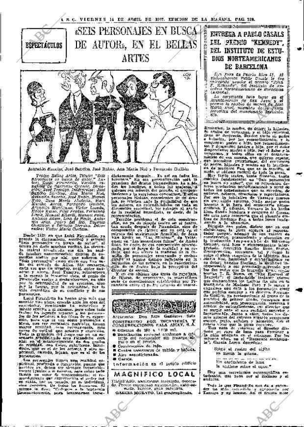 ABC MADRID 14-04-1967 página 109