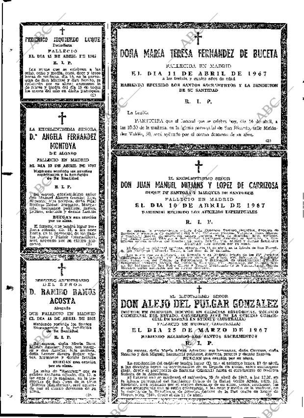 ABC MADRID 14-04-1967 página 130