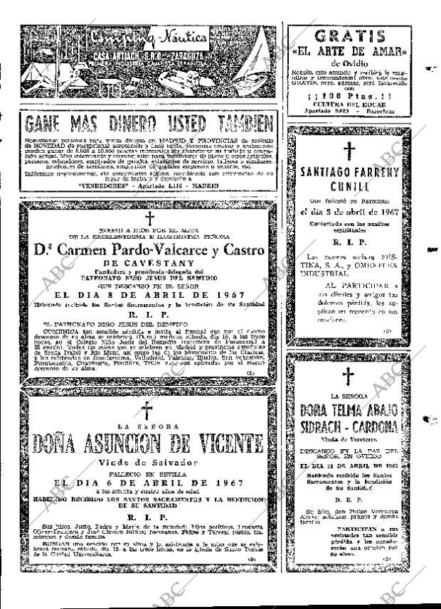 ABC MADRID 14-04-1967 página 131