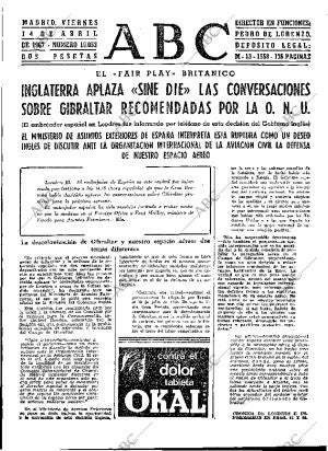 ABC MADRID 14-04-1967 página 47