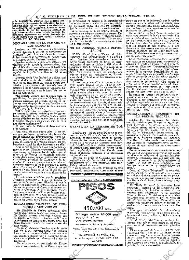 ABC MADRID 14-04-1967 página 52