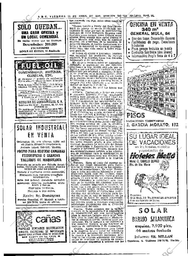ABC MADRID 14-04-1967 página 54