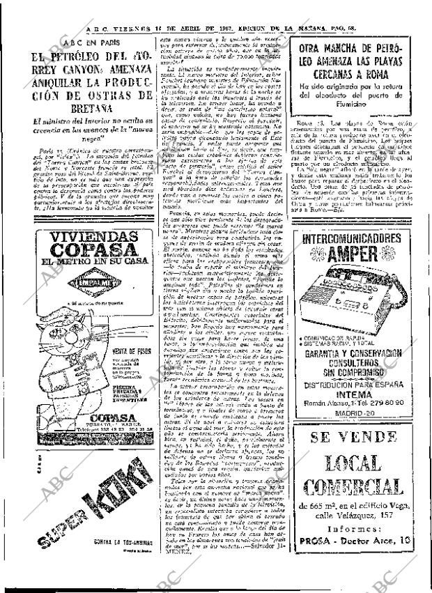 ABC MADRID 14-04-1967 página 58