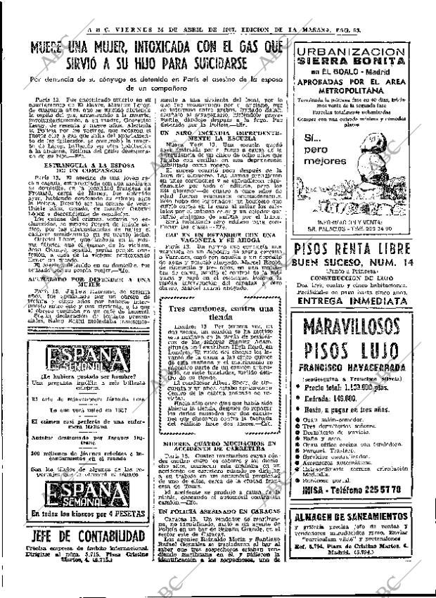 ABC MADRID 14-04-1967 página 69