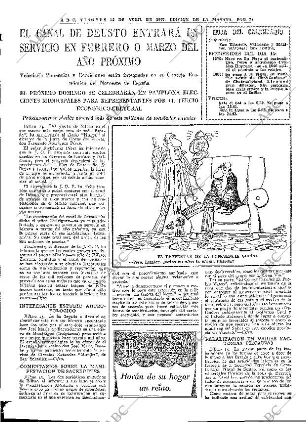 ABC MADRID 14-04-1967 página 71