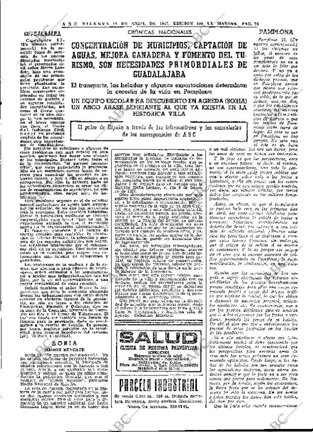 ABC MADRID 14-04-1967 página 75