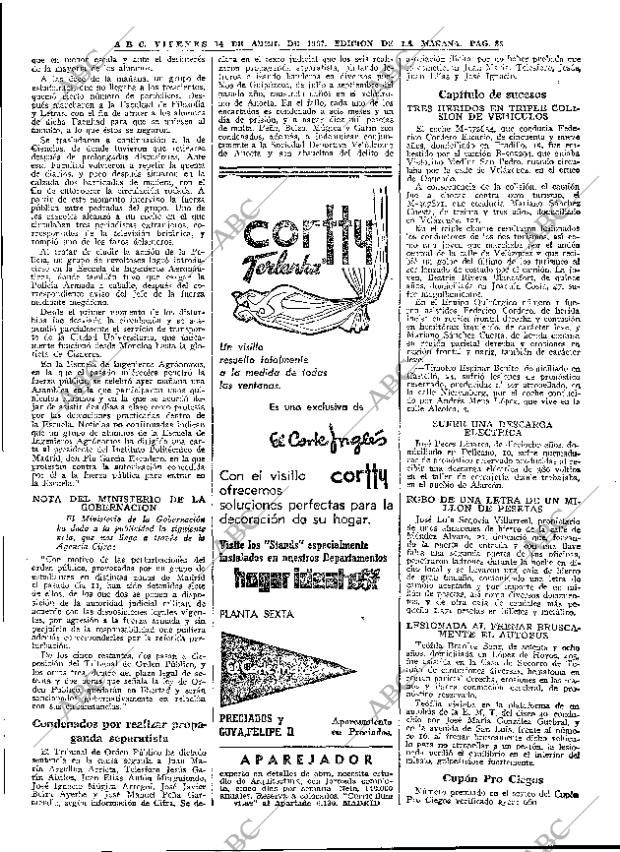 ABC MADRID 14-04-1967 página 83