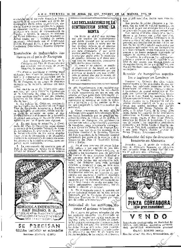 ABC MADRID 14-04-1967 página 99