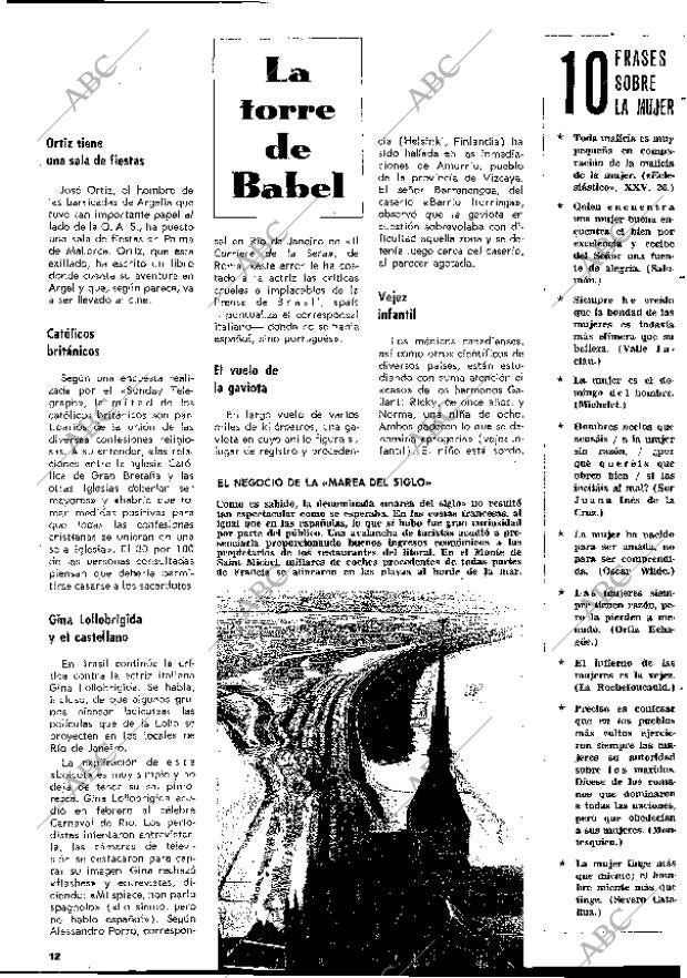 BLANCO Y NEGRO MADRID 15-04-1967 página 12